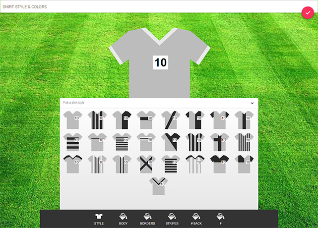 homecrowd football formation kit style editor